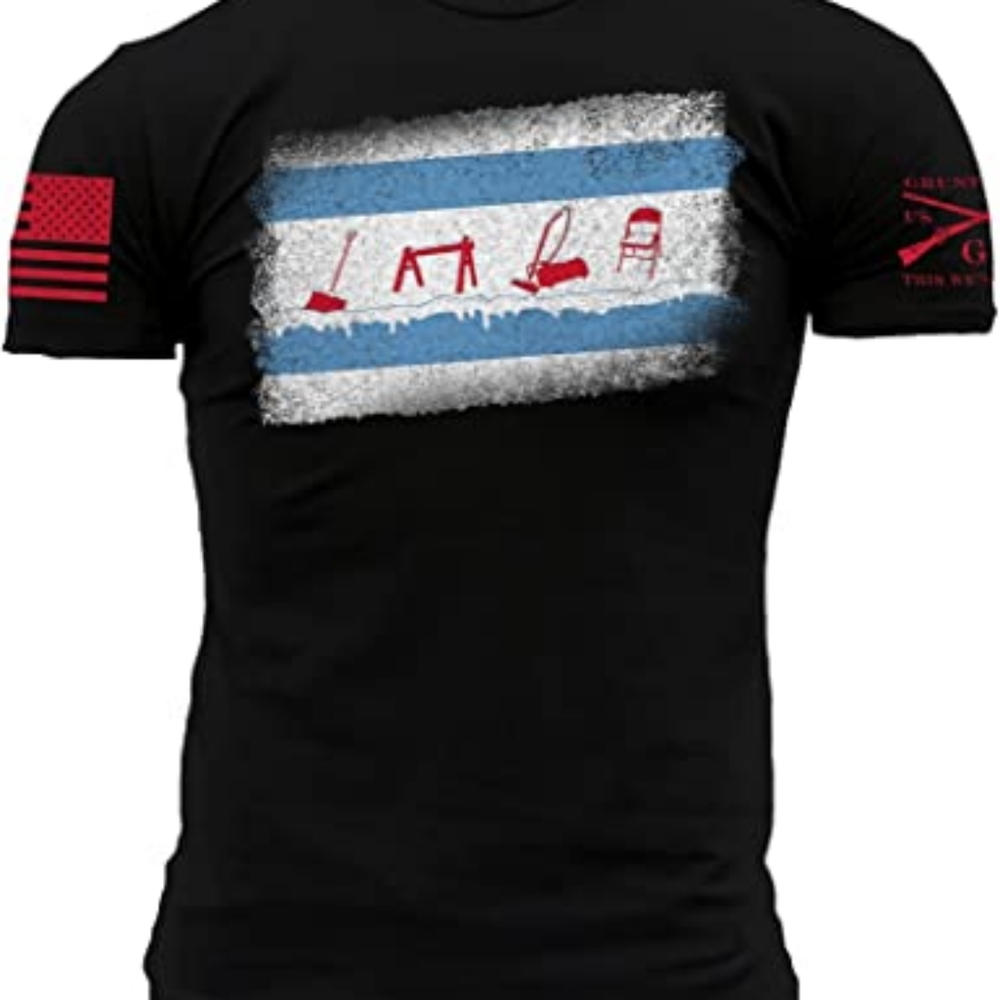 Grunt Style "Dibs" Chicago Men's Large T-Shirt New